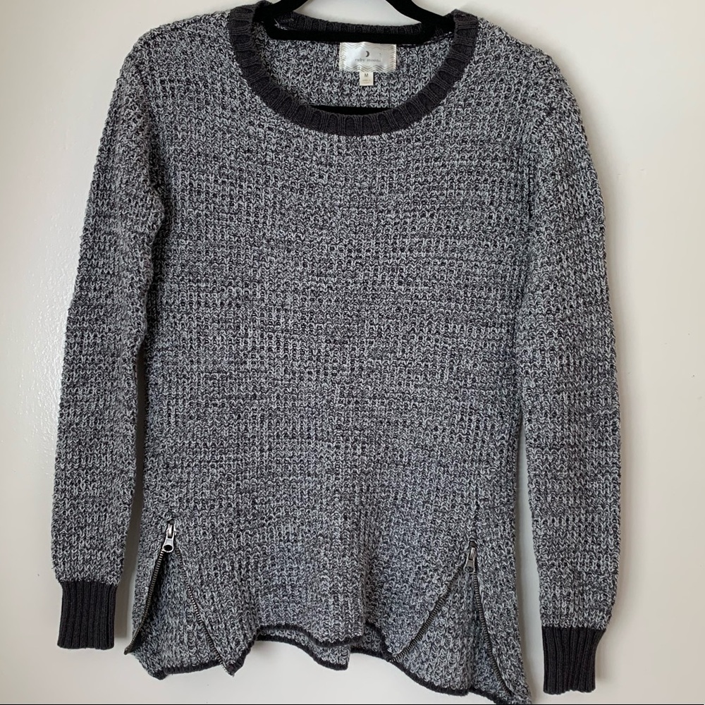 Ruby Moon Heathered Knitted Sweater - image 1